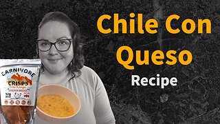 Queso Recipe - Carnivore/Keto, with Carnivore Crisps for chips!