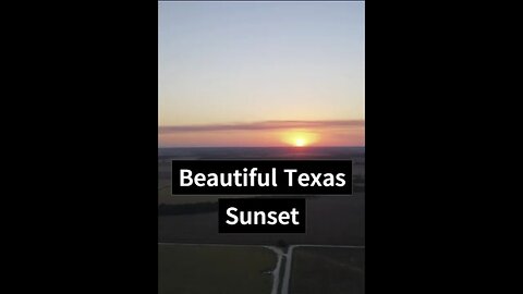 Beautiful Texas Sunset Drone Footage
