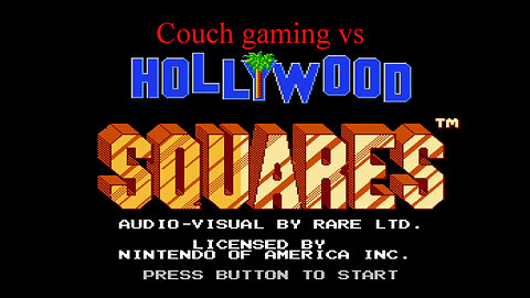 Couch gaming vs Hollywood Squares (NES)