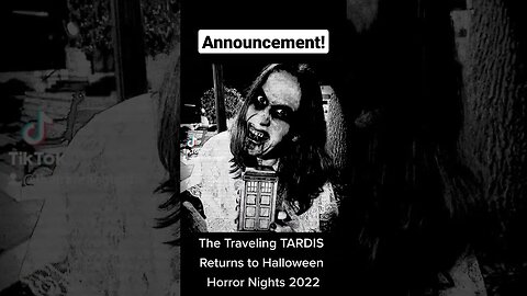 #ANNOUNCEMENT #HHN2022 #HHN31 #THETRAVELINGTARDIS RETURNS TO #HALLOWEENHORRORNIGHTS in 2022! #SHORTS