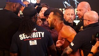 KSI VS FOUNIER HEATED WEIGH IN THE LONGEST FACE OFF EVER SD 480p