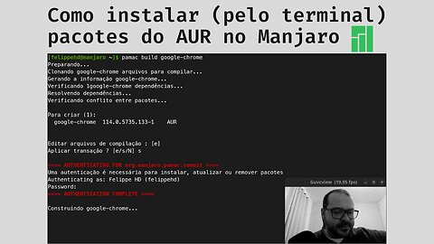 Como instalar (pelo terminal) pacotes do AUR no Manjaro