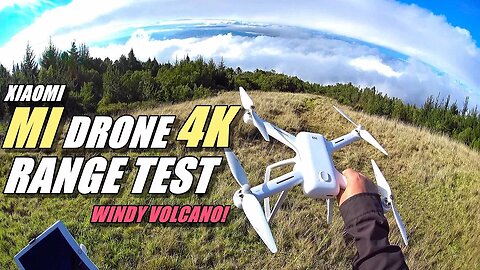 XIAOMI MI Drone 4K Windy Range Test - How far will it go?