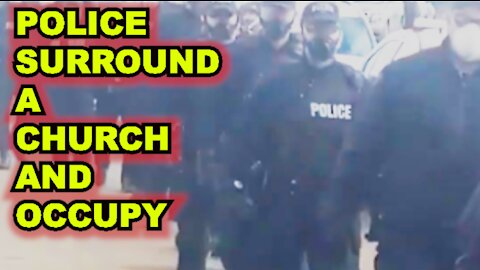 Police SURROUND A CHURCH | What Side Will the USA Police Be On? | Police SURROUND A CHURCH