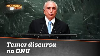 Temer discursa pela última vez como presidente na ONU