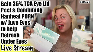 Live Bein 35% TCA Eye lid Peel & Under Eye Refresh with Juve Eyes and Hanheal PDRN, ACecosm