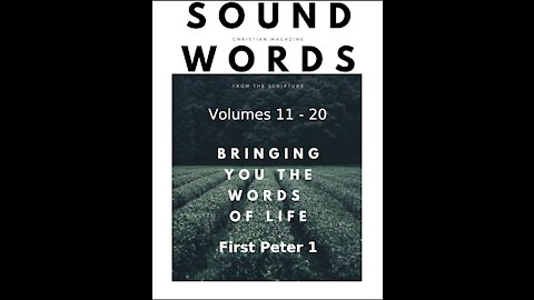 Sound Words, First Peter 1