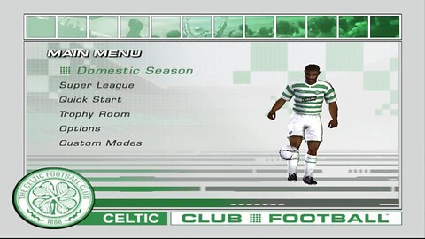 Club Football Celtic FC - JOGO DE FUTEBOL DESCONHECIDO DO PLAYSTATION 2