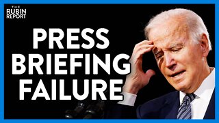 Biden Struggles to Get Through Press Briefing & Ignores Questions | Direct Message | Rubin Report