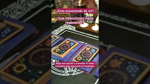 💘¿Está enamorado de mi? ¿Que intenciones tiene realmente?🔮TAROT INTERACTIVO de AMOR (Gratis) 😺Short