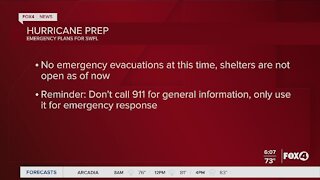 No shelter in place orders for Southwest Florida