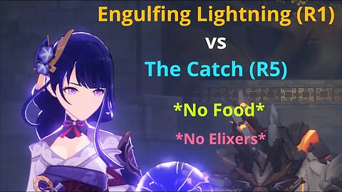 The Catch vs Engulfing Lightning Damage Comparison (Genshin Impact)