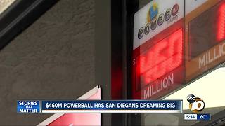 Powerball Jackpot reaches $460M ahead of drawing