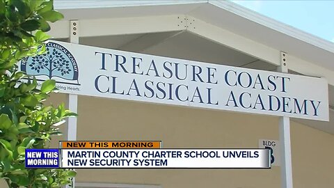 Charter school unveils new security system