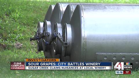 Sour grapes: Sugar Creek battles winery
