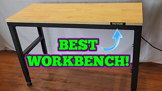This VEVOR Wood Top Workbench Is Top Notch!