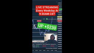 LIVE DAY TRADING 9:30AM CST