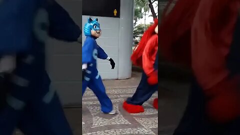 DANÇARINOS SUPER NINJAS DA CARRETA DA ALEGRIA FURACÃO, DANÇANDO FOFÃO, O MÁSKARA, BEN10 E PATATI