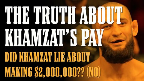 The TRUTH About Khamzat's UFC 279 Pay EXPOSED