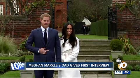 Meghan Markle's dad gives first interview