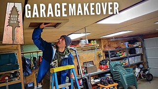 Building an Attic Door & Finishing the Ceiling | Garage Makeover Part 4