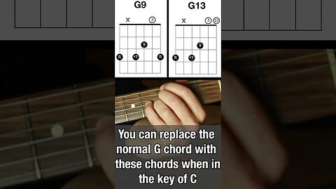 You can replace the normal G chord with these voicings when in the key of C