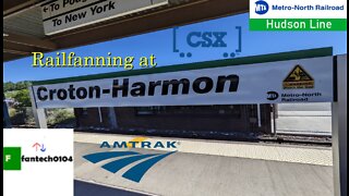 Railfanning at Croton-Harmon: Featuring a rare daytime CSX Freight Train!