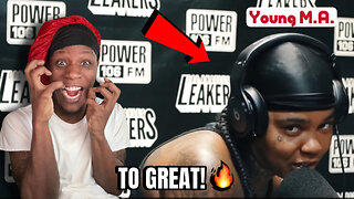 YOUNG M.A - LA LEAKERS Crazy Freestyle Reaction!