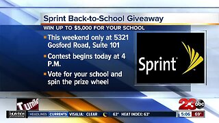 Win $5,000 for your school from Sprint