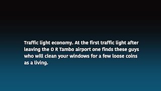 South Africa -Johannesburg - Traffic light economy(video) (7Te)