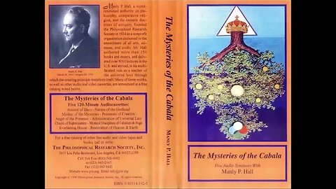 Manly P. Hall Mysteries of the Cabala Everlasting House; Restoration of Heaven & Earth (Part 7)
