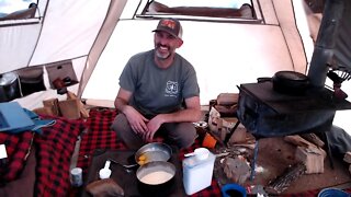 Let's Try This Again - Cast Iron Cornbread over the Wood Stove