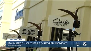 Palm Beach Outlets to reopen Monday