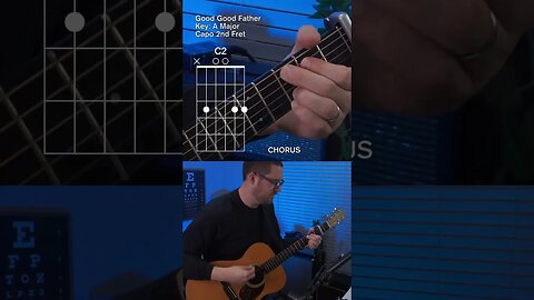 Good Good Father by Chris Tomlin Guitar Tutorial Lesson! #shorts #guitar #youtubeshorts #music