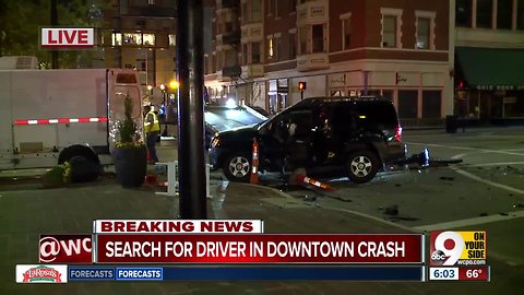 Police seek driver in Downtown hit-and-run crash that hurt another driver, MSD subcontractor