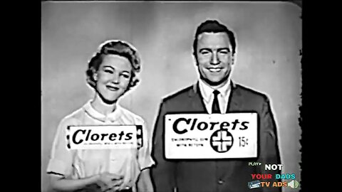 Clorets Mints and Gum Commercial (1950s)