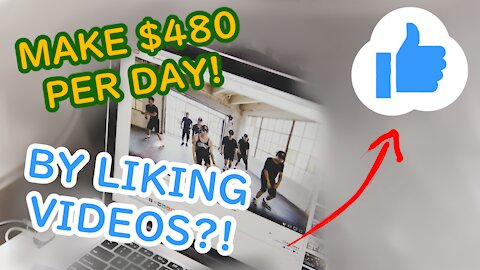 Earn $480 PER DAY LIKING YOUTUBE VIDEOS [Make Money Online]