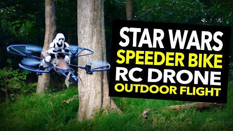 Air Hogs Speeder Bike Drone Outdoor Flight Test - Works Great!