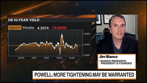 Jim Bianco joins Bloomberg to recap Powell's Jackson Hole Speech, Bond Yields & the Stock Market