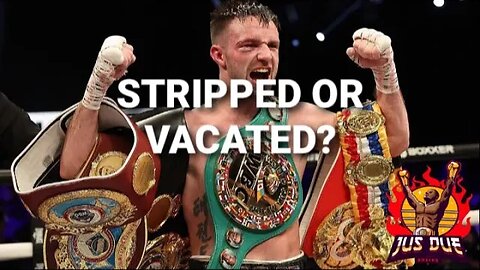 OH WOW Josh Taylor STRIPPED or VACATED WBA TITLE NO MORE UNDISPUTED!! IS 147 NEXT FOR TAYLOR??