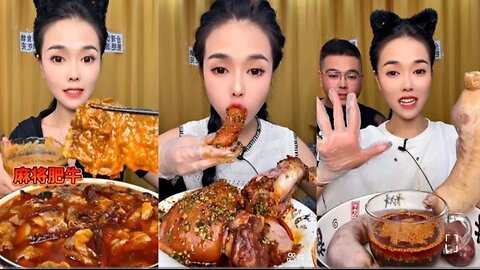 ASMR CHINESE FOOD MUKBANG EATING SHOW _ 먹방 ASMR 중국먹방 #food #asmr #viralvideo #viral #샤오위먹방