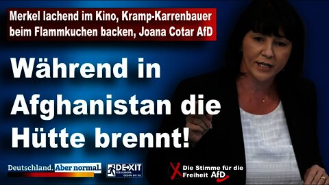 Merkel lachend im Kino, Kramp-Karrenbauer beim Flammkuchen backen, Joana Cotar AfD