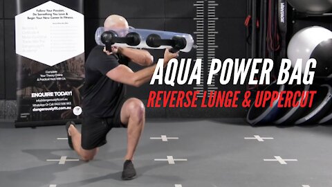 Aqua Power Bag Reverse Lunge Uppercut