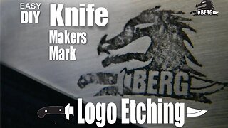 DIY Knife Makers Mark Etching and logo design