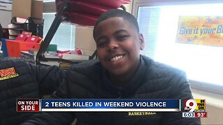 Two teens killed in weekend violence