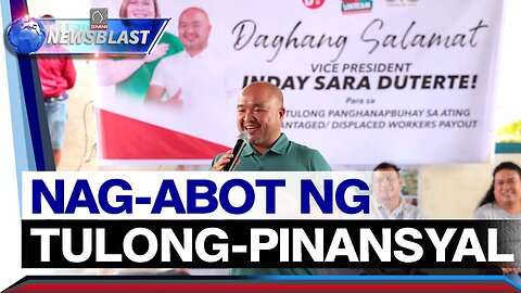 OVP at DOLE, nag-abot ng tulong-pinansyal sa Davao De Oro