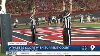 College athletes score---in the Supreme Court