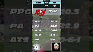 NFL 60 Second Prediction Panthers v Buccaneers Week 17