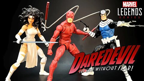 Marvel Legends Series Daredevil, Elektra, and Bullseye Review