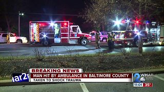Man Hit By Ambulance In Baltimore County